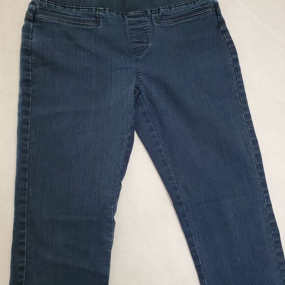 Lee Platinum Label Natural Fit Jeans Barely Bootcut Blue Stretch Waist Womens 6 - Picture 3 of 14